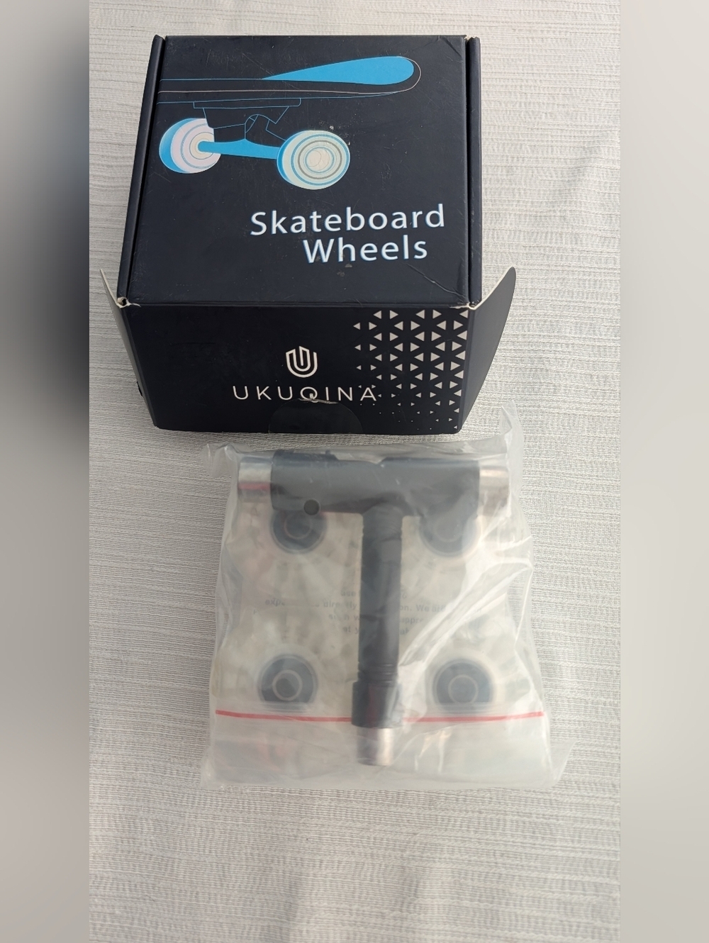 NEW UKUQINA Light Up Skateboard Wheels 58mmx45mm 85a 1all In One Tool